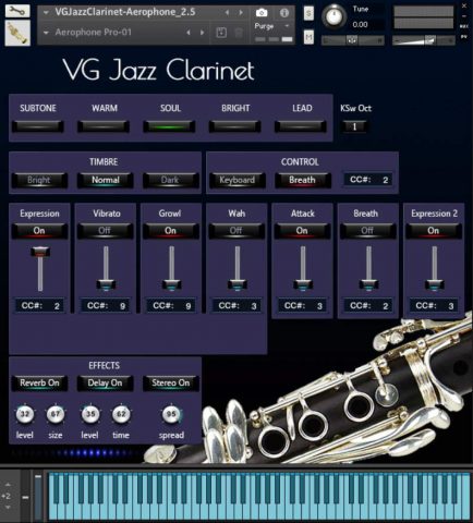 VG Jazz Clarinet Kontakt Sound library