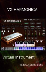 VG Harmonica Virtual Instrument VST AU plugins, Standalone app.